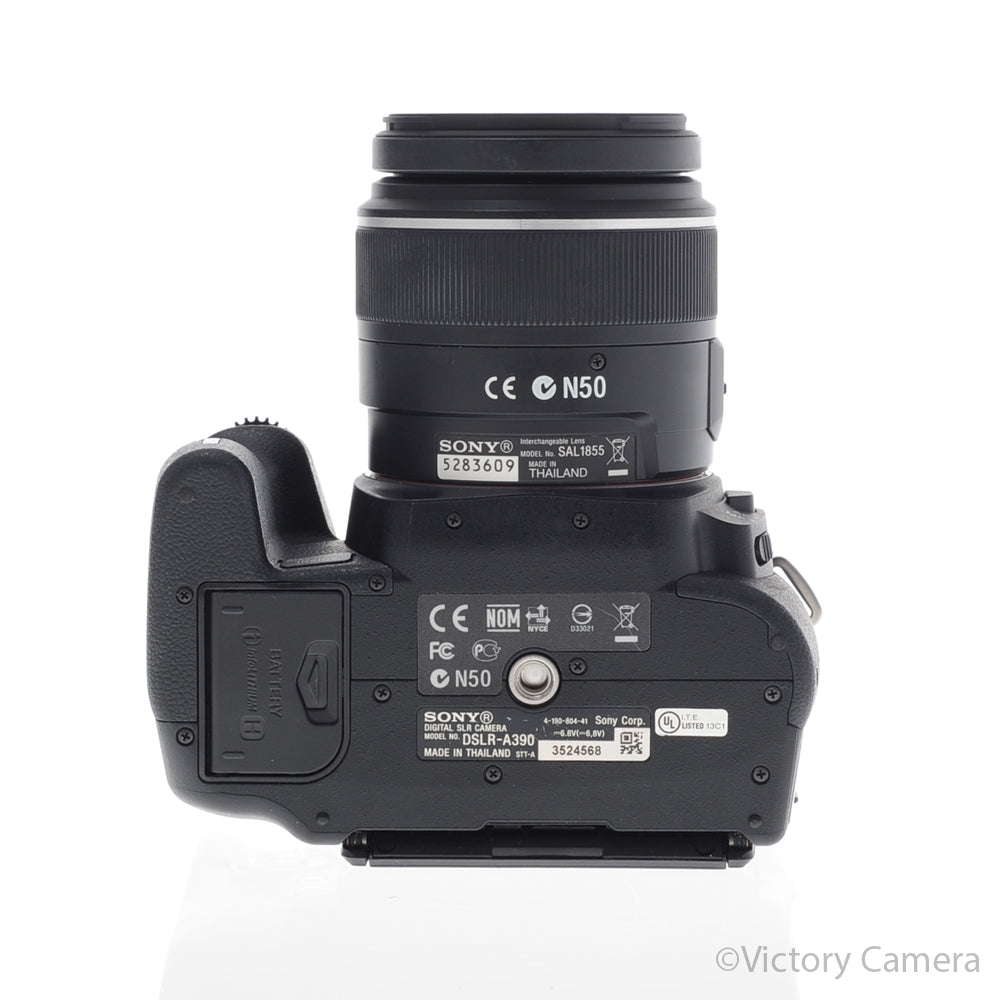 Sony Alpha A390 14.2 Digital SLR Camera w/ 18-55mm Zoom Lens [EXC] - Victory Camera