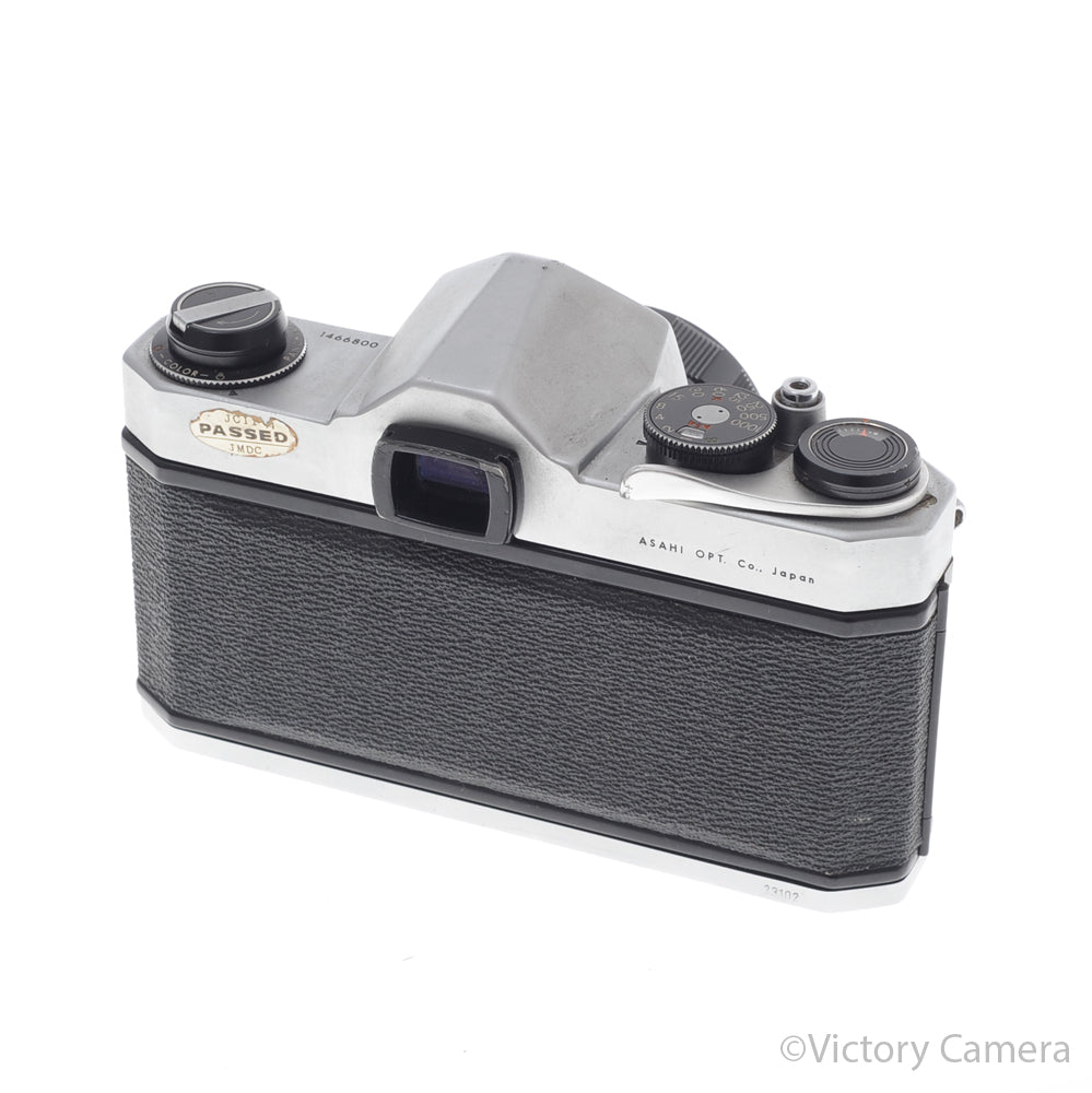 Pentax Spotmatic Chrome 35mm Camera w/ 55mm f1.8 Lens -No Meter- [EXC] image 3