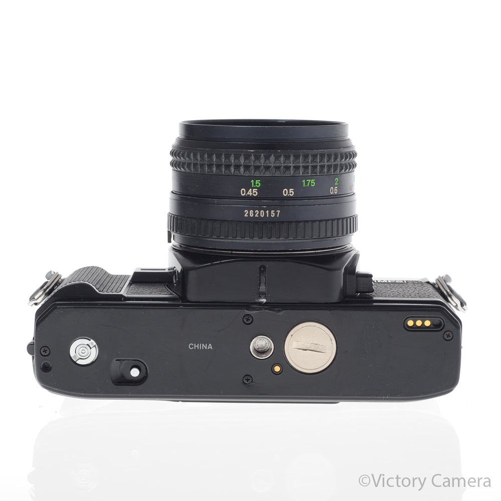 Minolta X-700 X700 Black 35mm SLR Film Camera w/ 50mm f1.7 Lens ~C [EXC] image 4