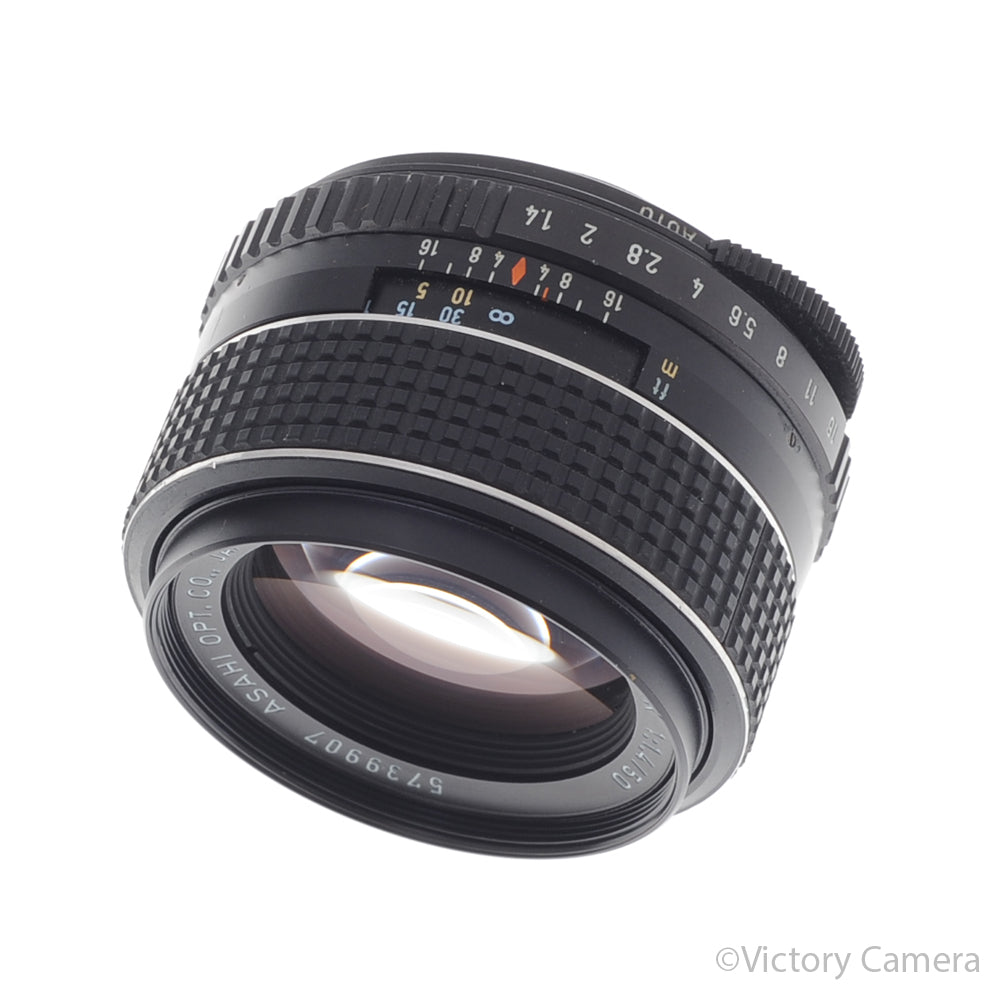Pentax SMC Takumar 50mm f1.4 M42 Screw Mount Prime Lens [EXC+] image 1