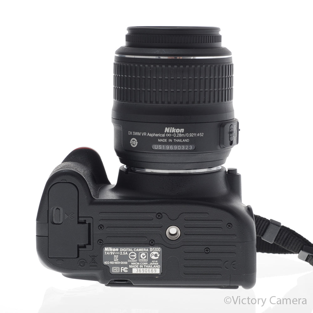 Nikon D5100 16.2MP DSLR w/ 18-55mm f3.5-5.6 AF-S G VR Zoom Lens [EXC+] image 4