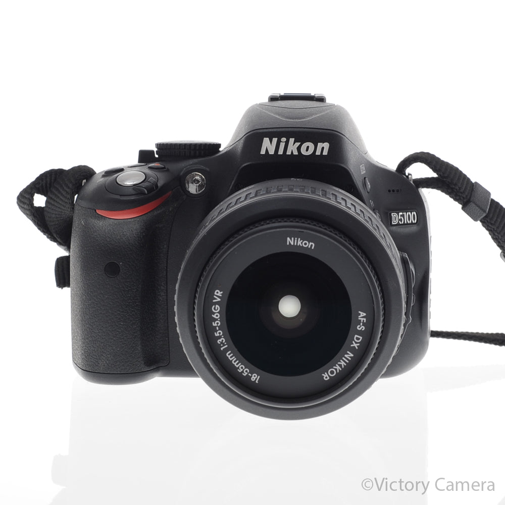 Nikon D5100 16.2MP DSLR w/ 18-55mm f3.5-5.6 AF-S G VR Zoom Lens [EXC+] image 1