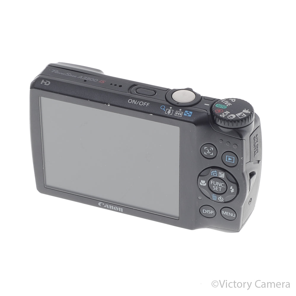Canon PowerShot A3300 IS Black 16MP Digital Point & Shoot Camera [EXC-] image 3