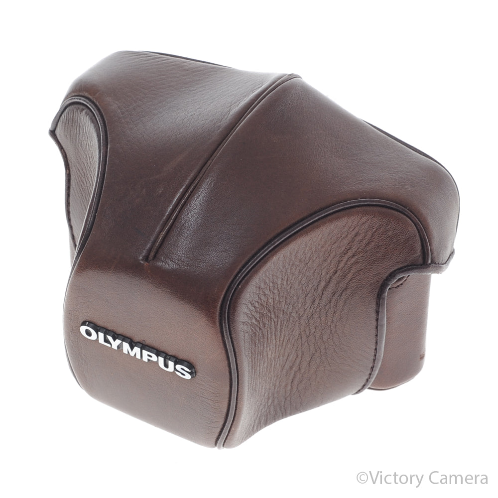 Olympus Original Brown Leather Fitted Ever Ready Case for OM-1, OM [EXC] - Victory Camera