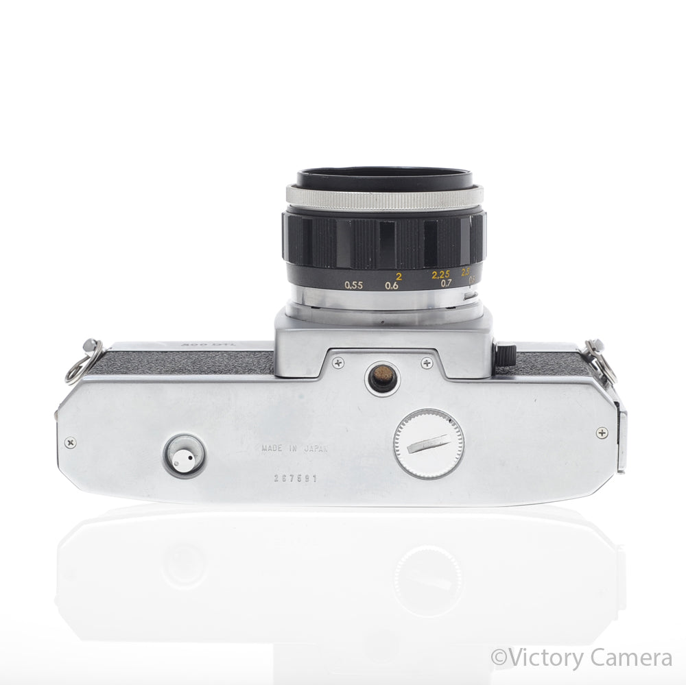 Mamiya 500 DTL Chrome 35mm SLR Camera w/ 50mm f2 Lens -No Meter- [GOOD] image 4