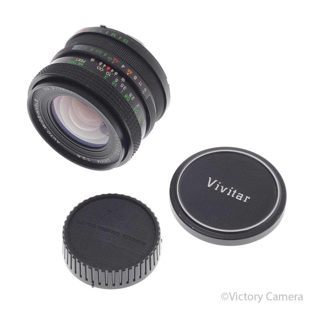 Vivitar 28mm f2.5 Auto Wide-Angle Prime Lens for Minolta Manual F [EXC-] image 5
