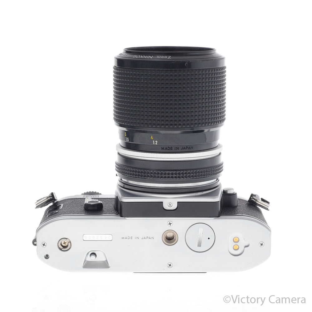 Nikon FG Chrome Camera w/ 43-86mm Zoom Lens [EXC+] image 4