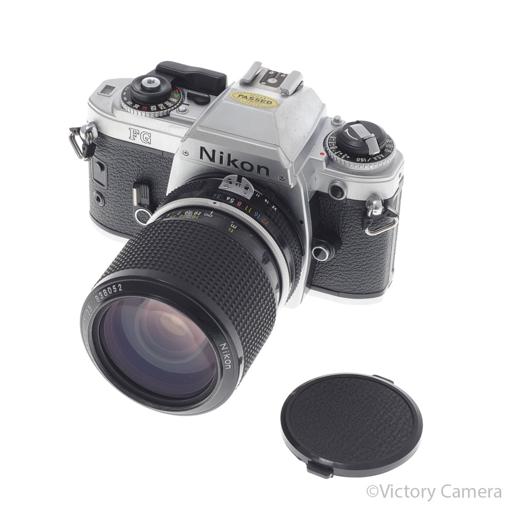 Nikon FG Chrome Camera w/ 43-86mm Zoom Lens [EXC+] image 5