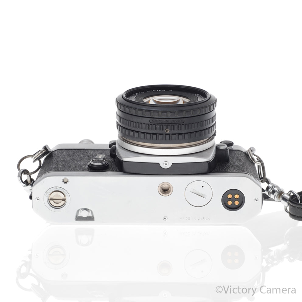 Nikon FM Black 35mm Film Camera w/ 50mm f1.8 AI-s Lens [EXC+] image 4