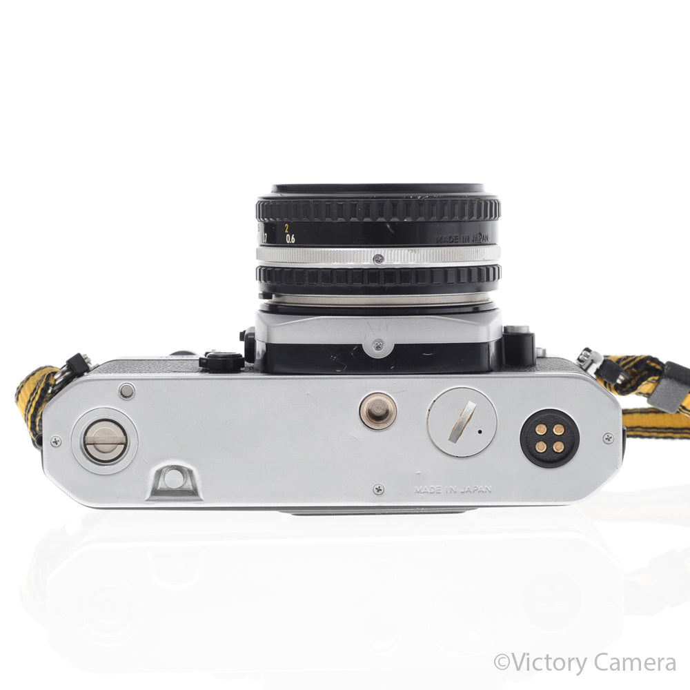 Nikon FE-2 FE2 Black 35mm Camera with 50mm f1.8 AI-s Lens [EXC] image 4