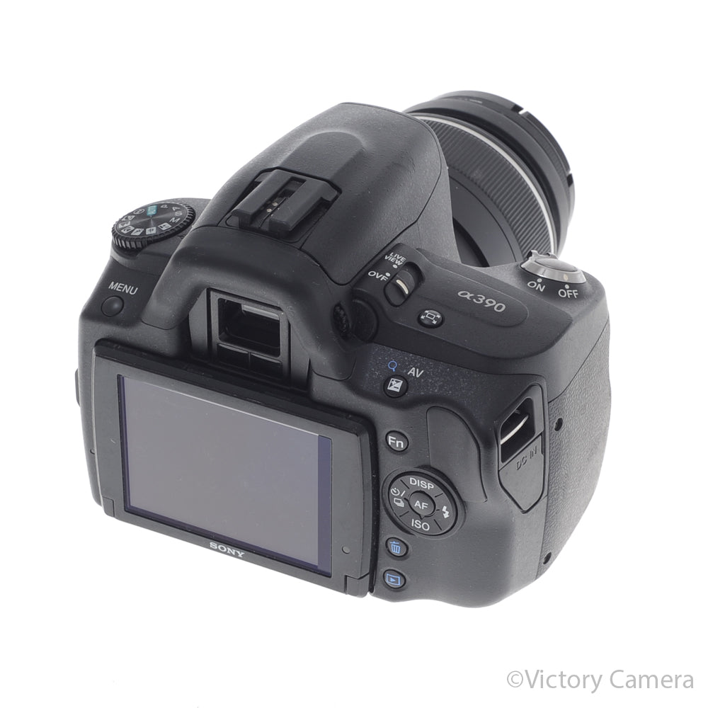 Sony Alpha A390 14.2 Digital SLR Camera w/ 18-55mm Zoom Lens [EXC] - Victory Camera