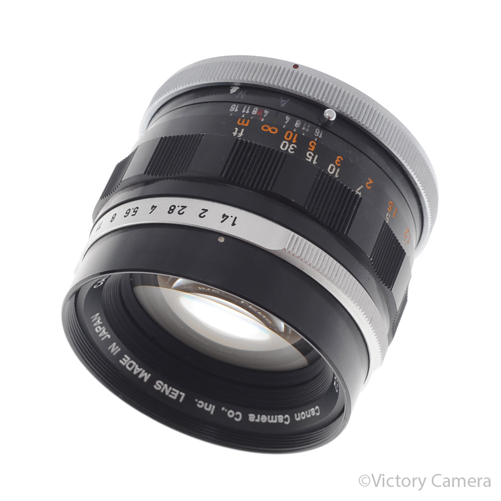 Canon FL 50mm f1.4 II Manual Focus Prime Lens [EXC] image 1