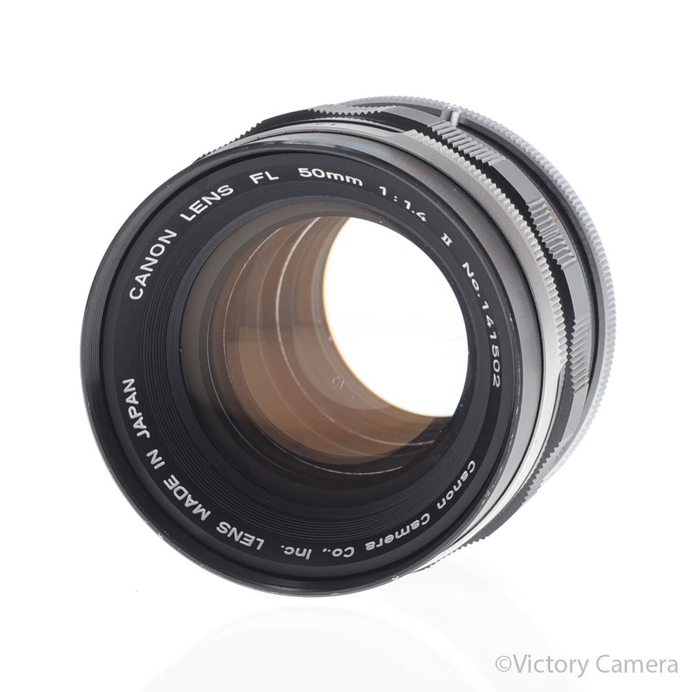 Canon FL 50mm f1.4 II Manual Focus Prime Lens [EXC] image 2