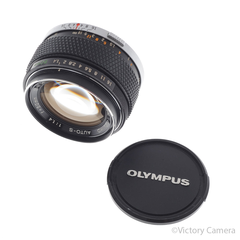Olympus 50mm f1.4 G.Zuiko Auto-S OM Manual Focus Prime Lens [EXC+] image 5