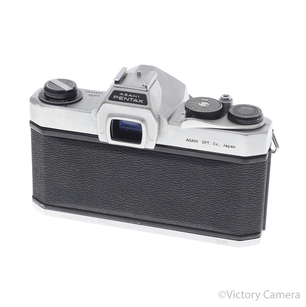 Pentax Spotmatic Chrome 35mm Camera w/ 55mm f2 Lens -No Meter- [EXC-] image 3