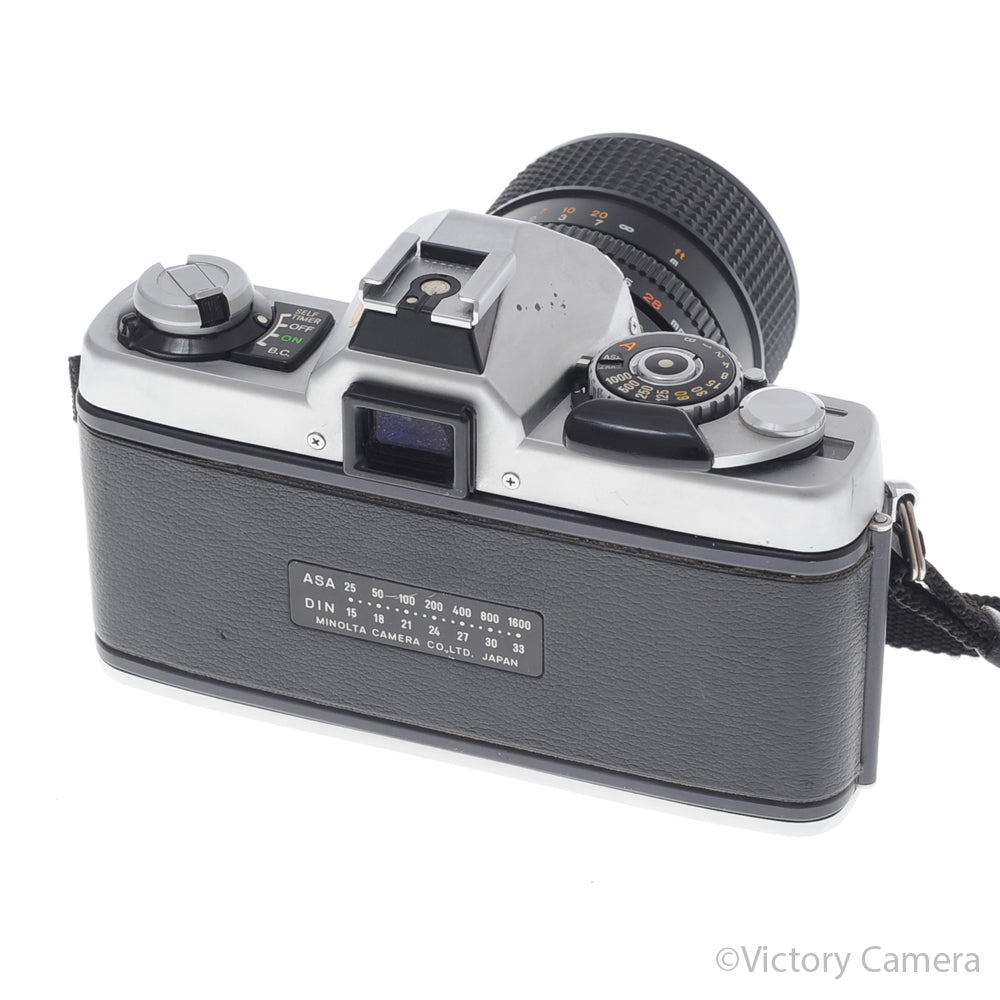 Minolta XG1 Chrome 35mm Camera w/ MD 28-70mm f3.5-4.8 Lens [EXC-] image 3