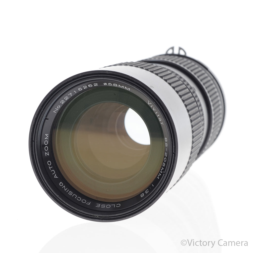 Vivitar Auto Tele-Zoom 85-205mm f3.8 Zoom Lens For Nikon AI [EXC] image 2