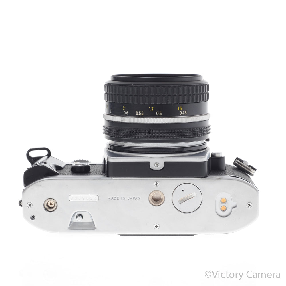 Nikon FG Black Camera w/ 50mm F1.8 Lens [EXC+] image 4