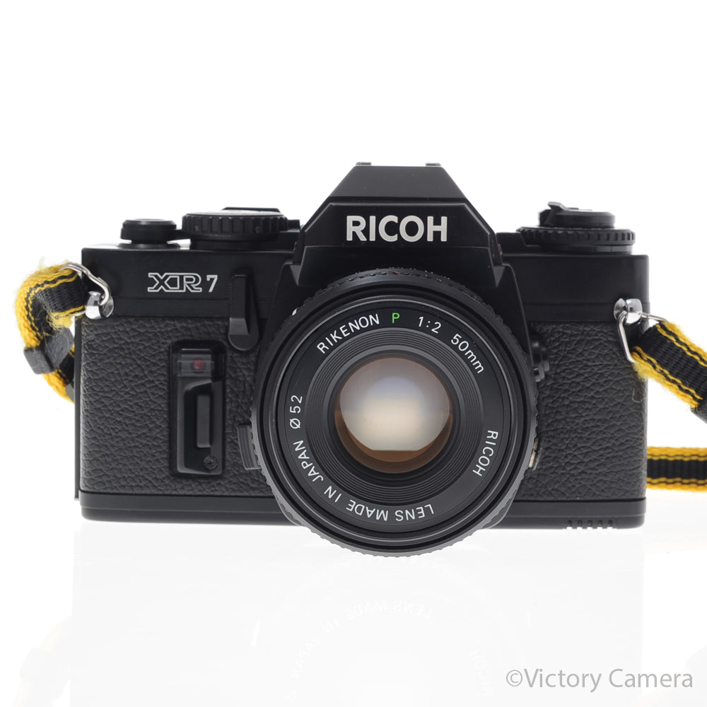 Ricoh XR-7 XR7 35mm SLR Camera w/ Rikenon 50mm f2 [EXC+] image 1