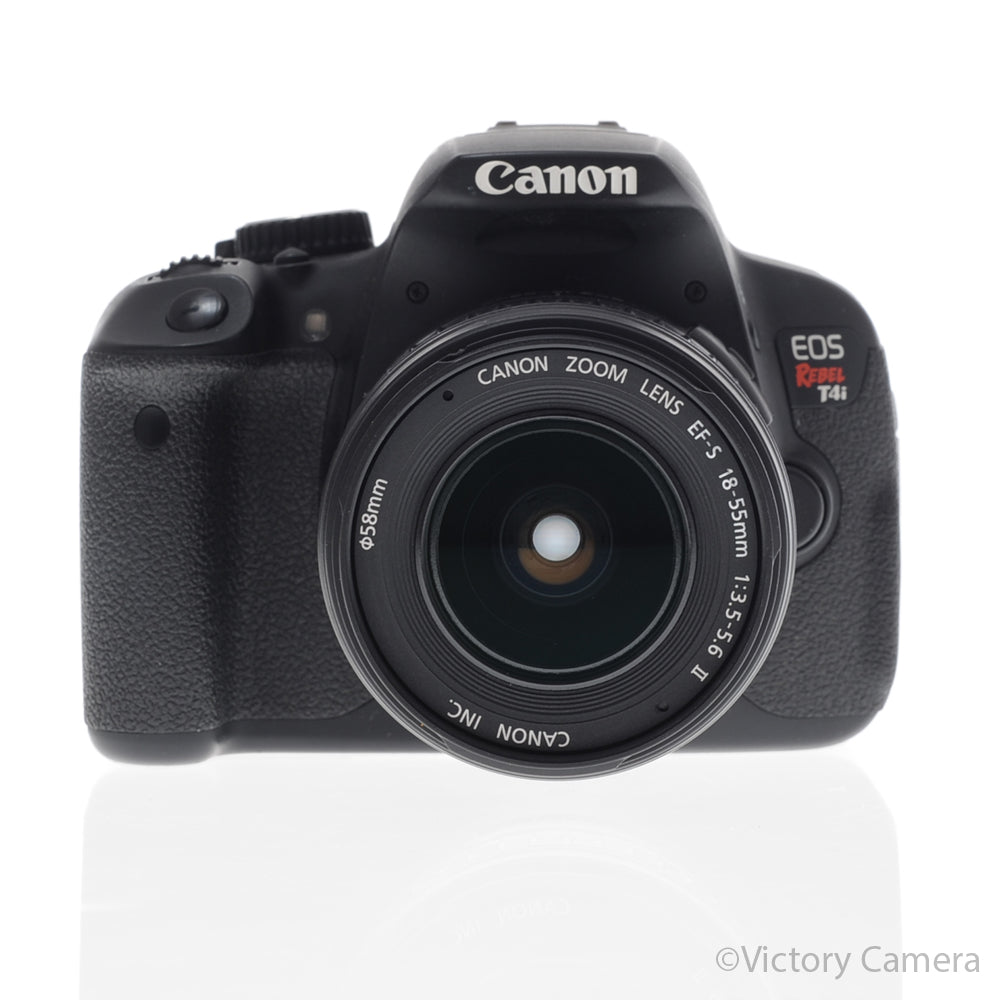 Canon Rebel T4i 18MP Digital SLR Camera w/ 18-55mm Zoom Lens [EXC] image 1