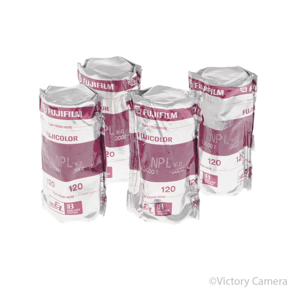 4x Fuji NPL 160 120 Medium Format Film Roll [AS-IS] image 1