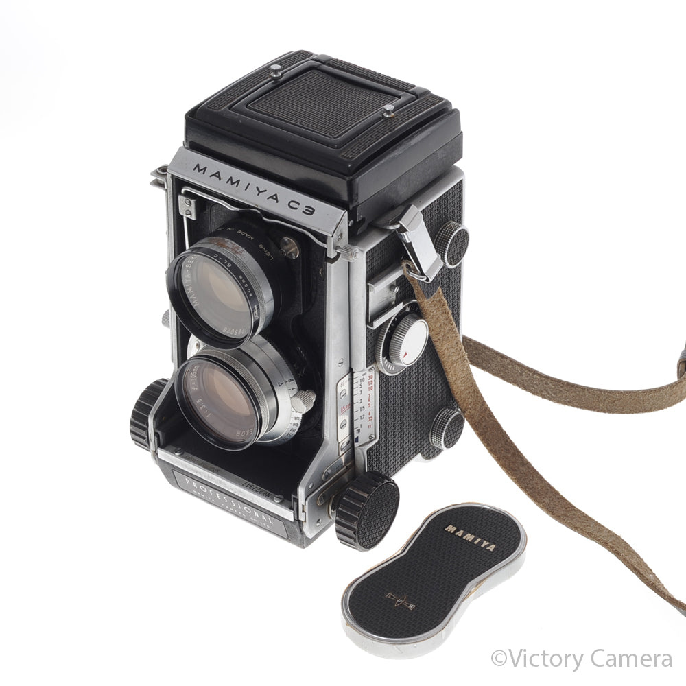Mamiya C3 Medium Format TLR Camera w/ 105mm f3.5 Lens [EXC-] image 8