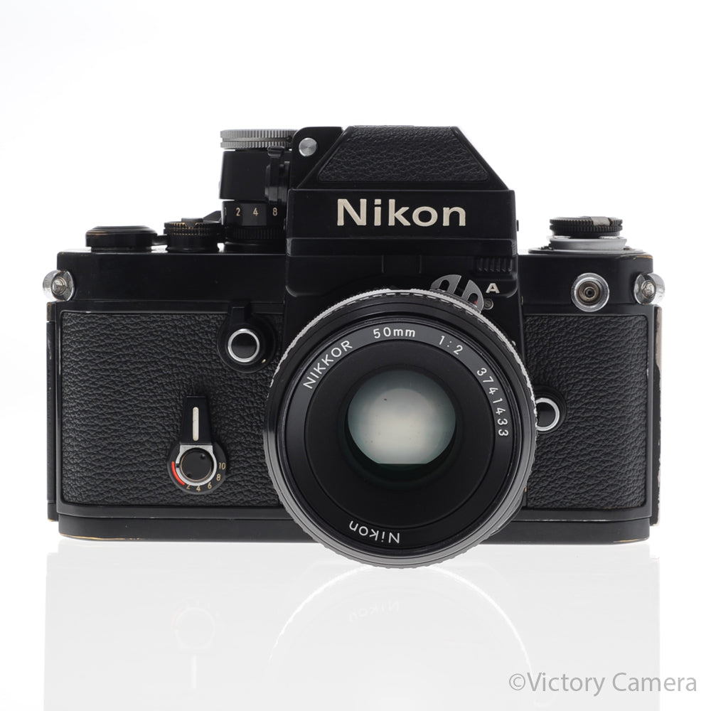 Nikon F2A F2 A Black 35mm Camera w/ 50mm f2 AI Lens [EXC-] image 1