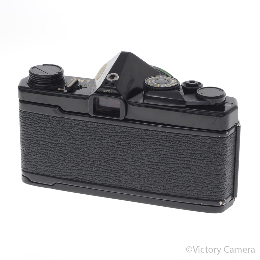 Olympus OM-1N MD Black Film Camera Body w/ 50mm f1.8 Lens [EXC-] - Victory Camera