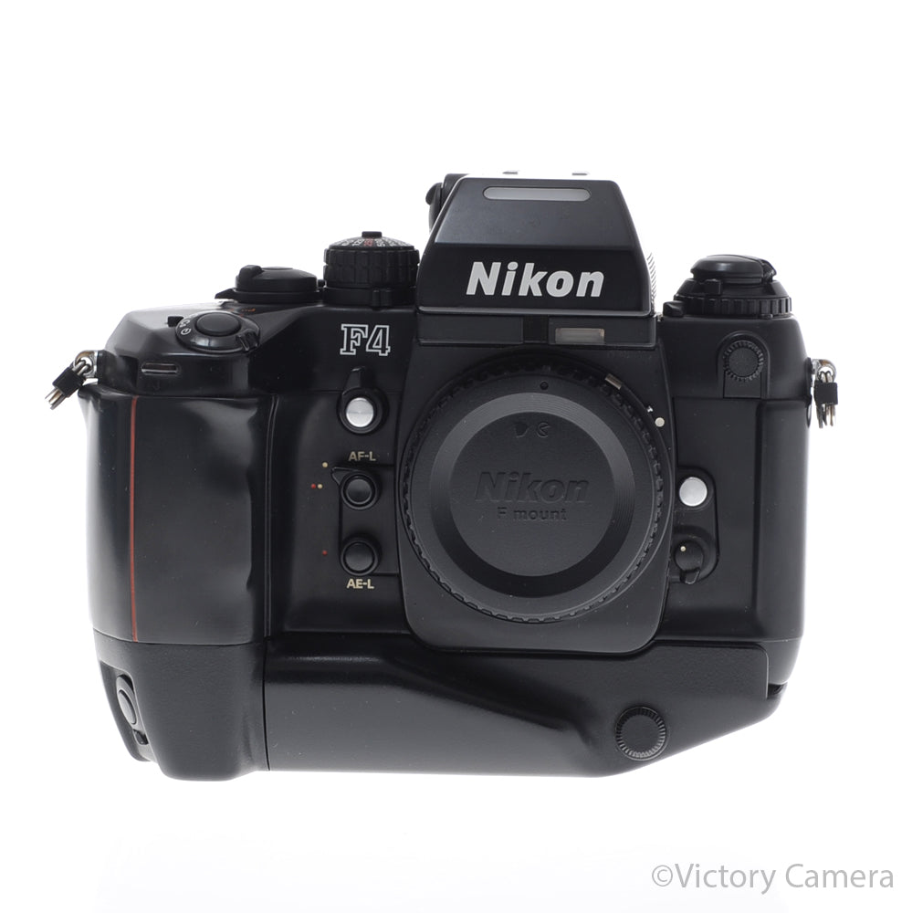 Nikon F4 35mm Pro Film Camera Body w/ MB-21 Battery Grip [EXC] - Victory Camera