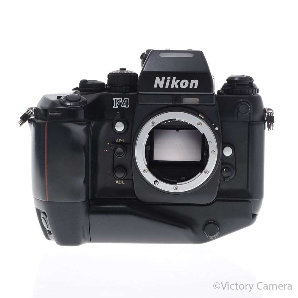 Nikon F4 35mm Pro Film Camera Body w/ MB-21 Battery Grip [EXC] - Victory Camera