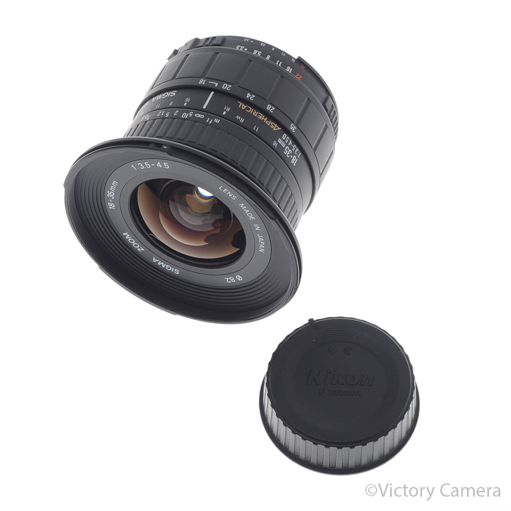 Sigma 18-35mm f3.5-4.5 Wide Angle Zoom Lens for Nikon AF-D [EXC] - Victory Camera