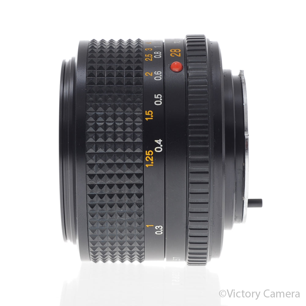 Minolta MD 28mm f2.8 Wide Angle Prime Lens [MINT-] - Victory Camera
