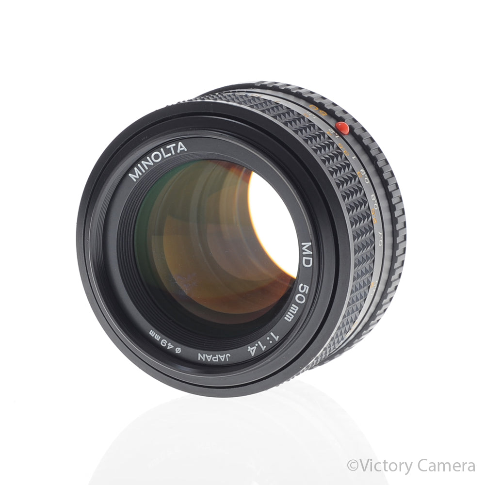 Minolta MD 50mm f1.4 Manual Focus Prime Lens [EXC+] - Victory Camera