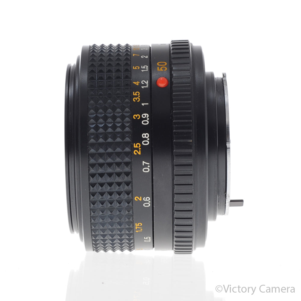 Minolta MD 50mm f1.4 Manual Focus Prime Lens [EXC+] - Victory Camera