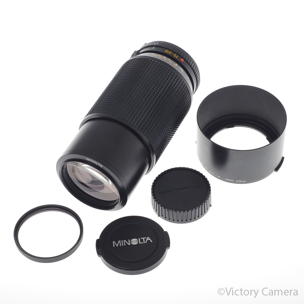 Minolta MD Zoom 70-210mm f4 Telephoto Zoom Lens [MINT-] - Victory Camera