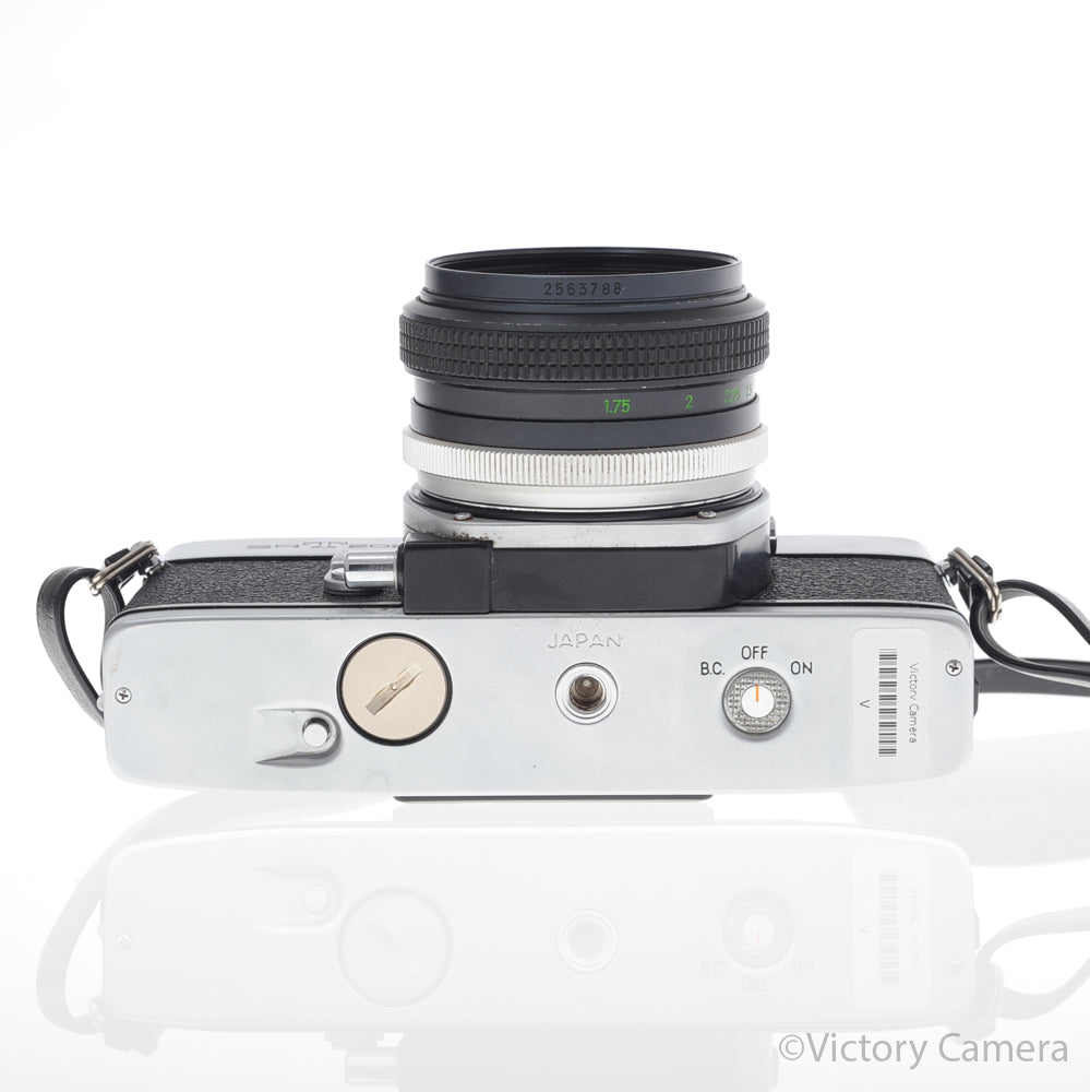 Minolta SRT 202 SRT 202 Chrome 35mm Camera w/ 50mm f1.9 Lens [EXC-] image 3
