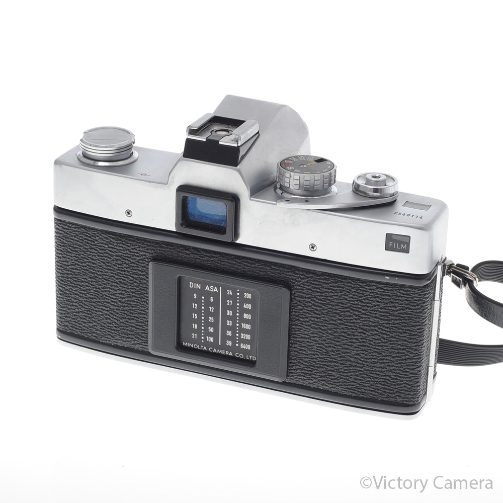 Minolta SRT 202 SRT 202 Chrome 35mm Camera w/ 50mm f1.9 Lens [EXC-] image 4