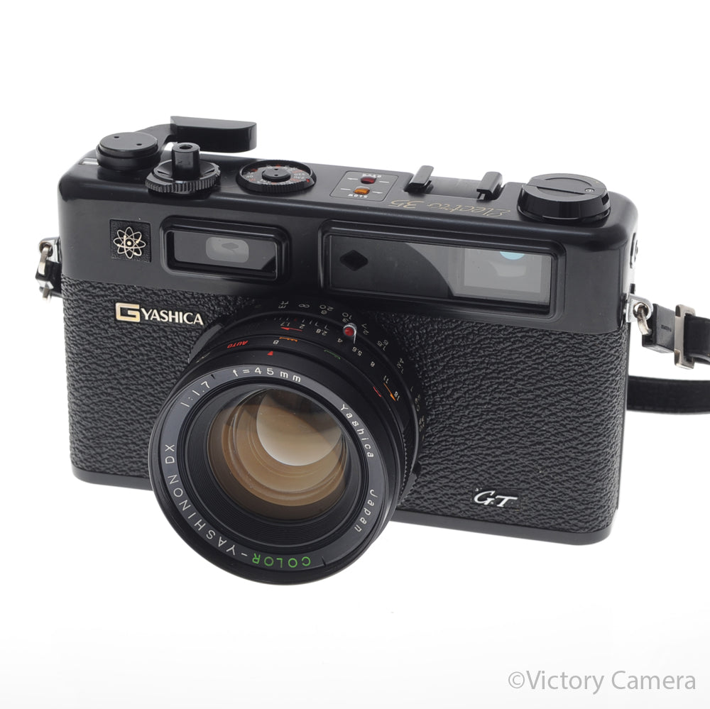 Yashica Electro 35 GT Black 35mm Rangefinder Camera w/ 45mm f1.7 Lens [EXC+] image 2