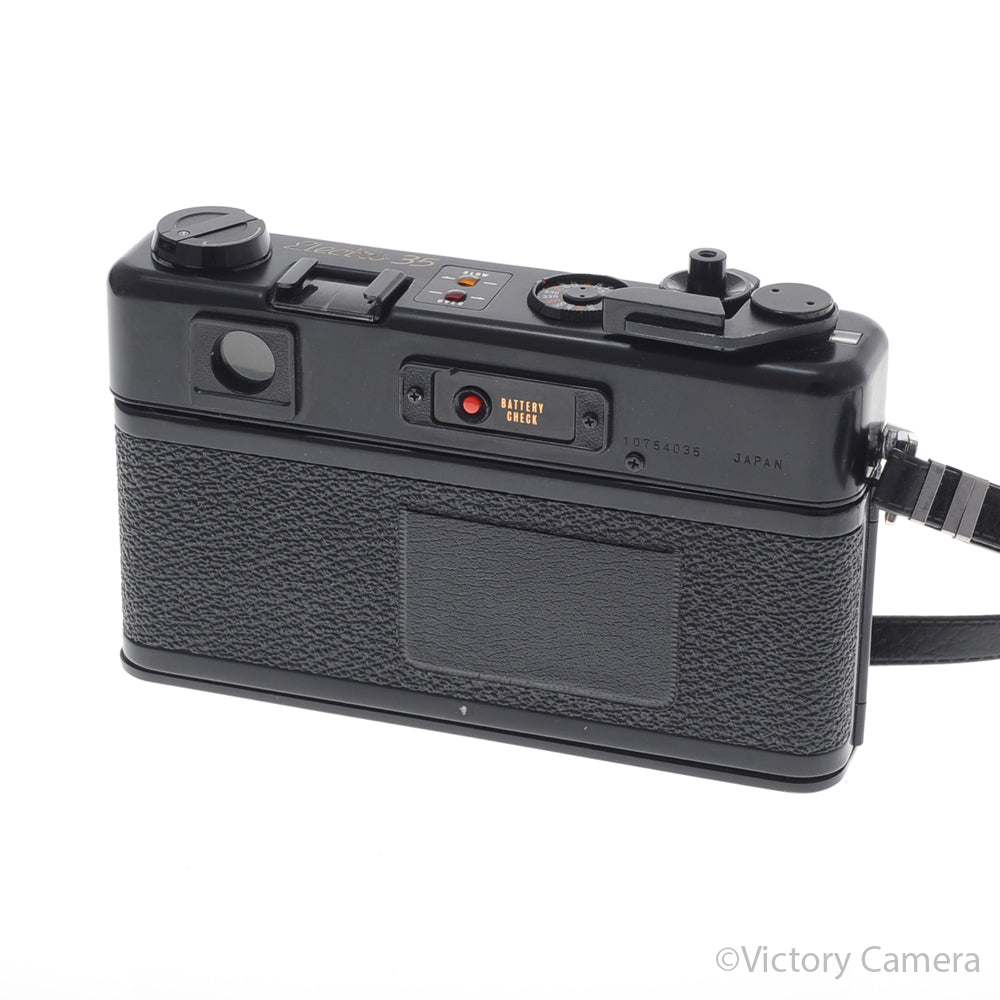 Yashica Electro 35 GT Black 35mm Rangefinder Camera w/ 45mm f1.7 Lens [EXC+] image 3