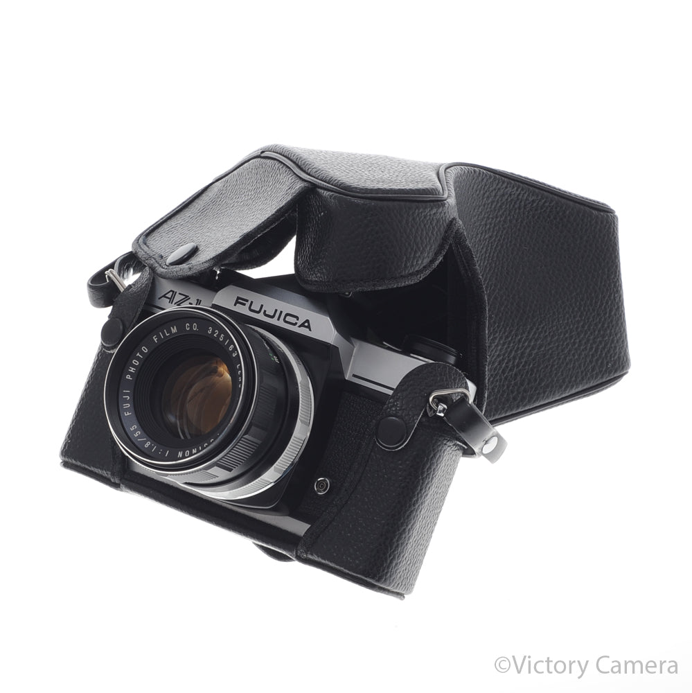 Fujica AZ-1 AZ1 Chrome 35mm Film SLR w/ 55mm f1.8 Lens [EXC+] - Victory Camera