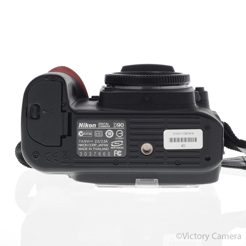 Nikon D90 12.3MP Digital SLR Digital Camera Body ~3,420 Shutter Count [EXC+] - Victory Camera