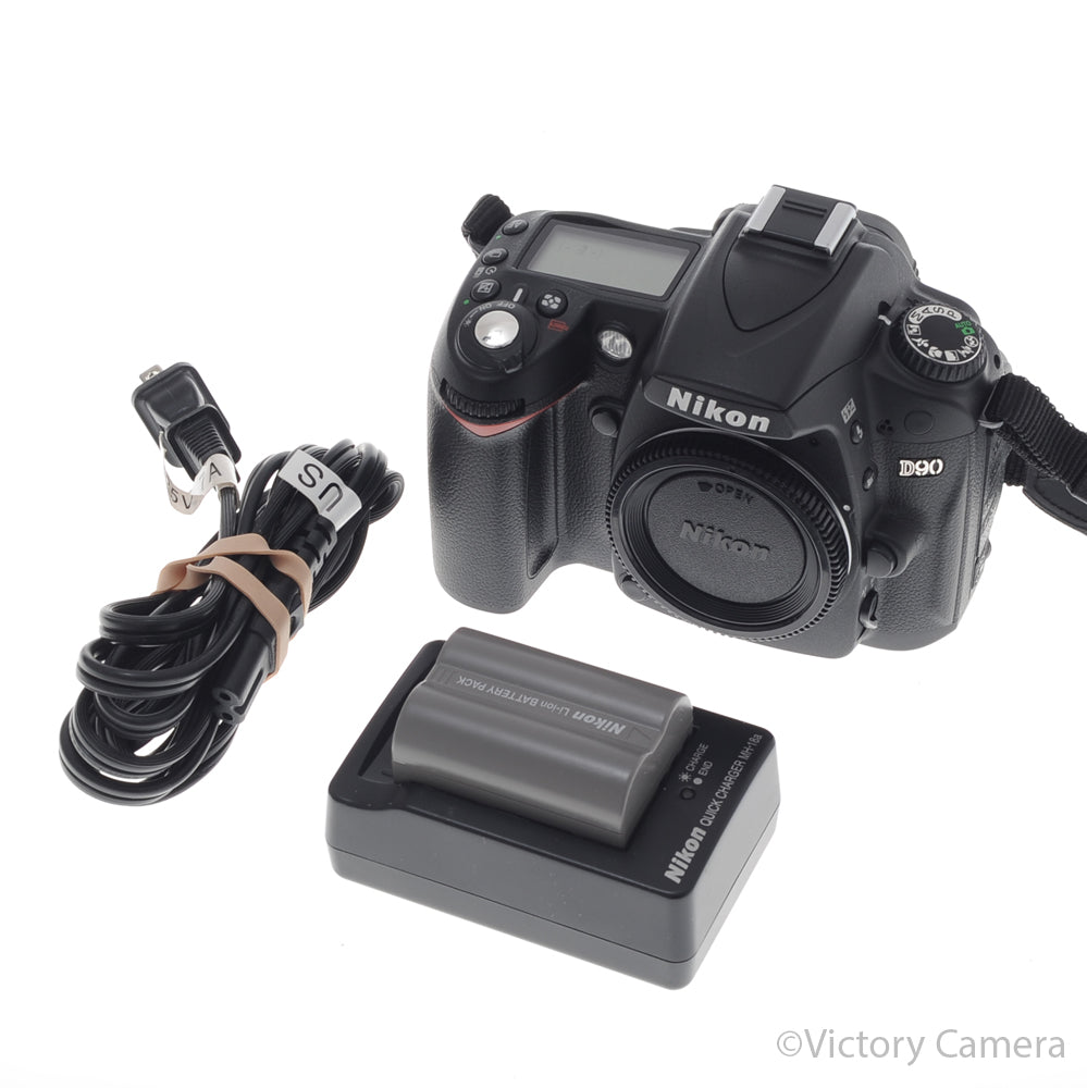 Nikon D90 12.3MP Digital SLR Digital Camera Body ~3,420 Shutter Count [EXC+] - Victory Camera