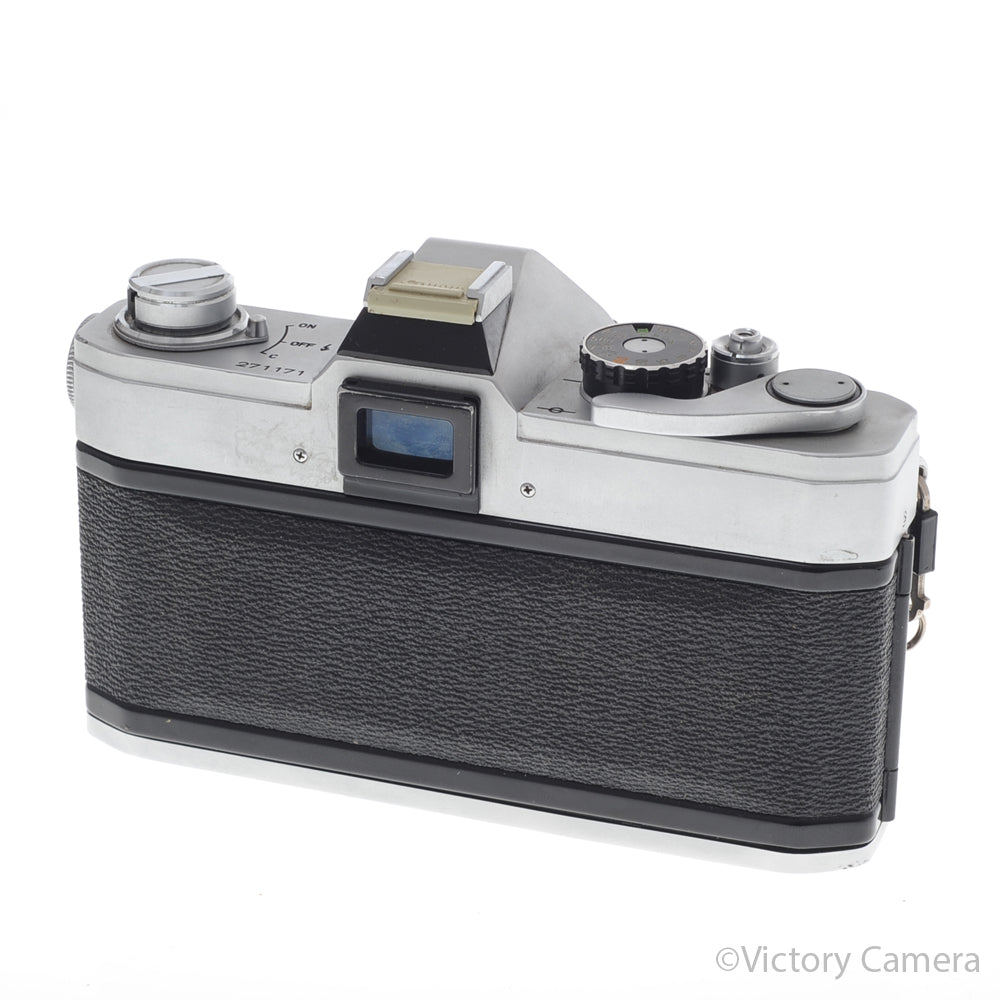 Canon FTb QL Chrome 35mm SLR Camera w/ 50mm f1.8 Lens [EXC-] - Victory Camera