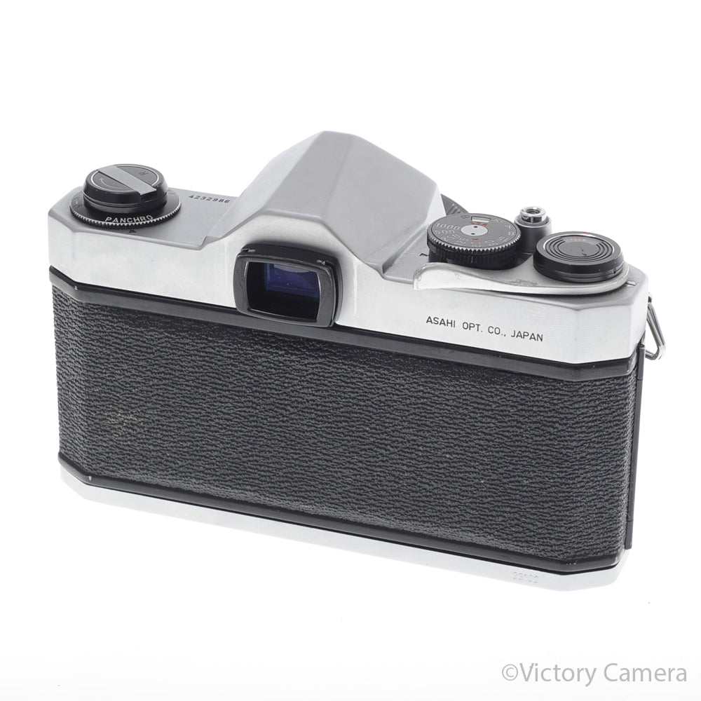 Pentax Spotmatic Chrome 35mm Camera w/ 55mm f1.8 Lens -No Meter- [EXC] - Victory Camera