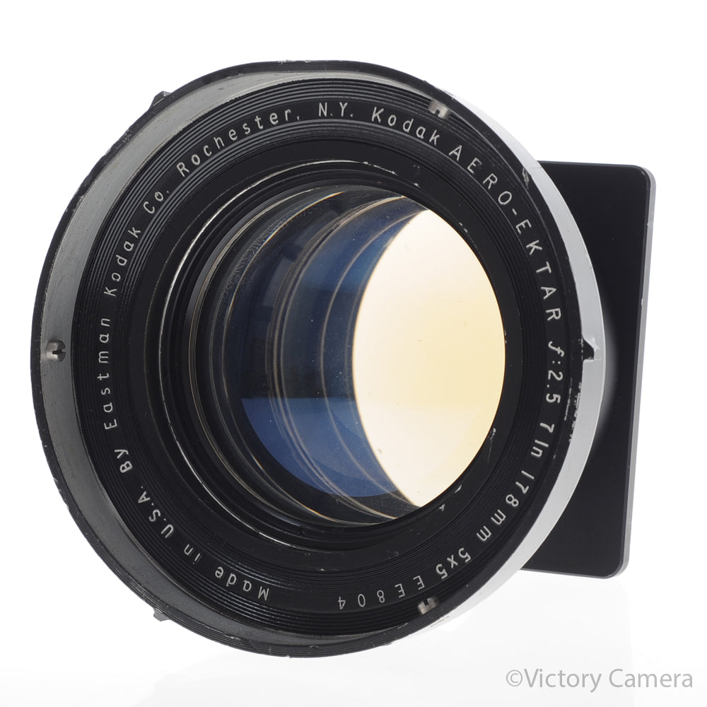 Kodak Aero-Ektar 7" 178mm f2.5 5x5 4x5 Large Format Lens [EXC-] image 2