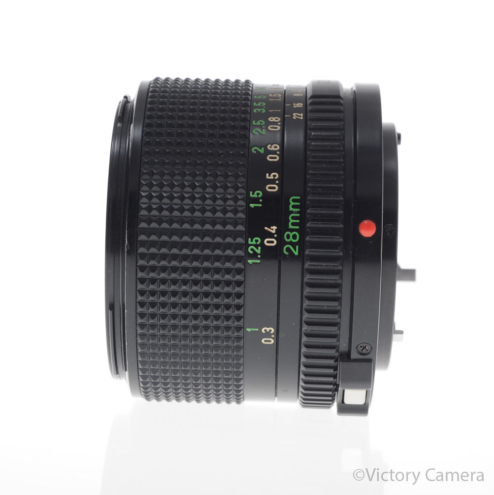 Canon FD Rare 28mm f2.0 (late version) Fast Wide Angle Lens [EXC] image 4