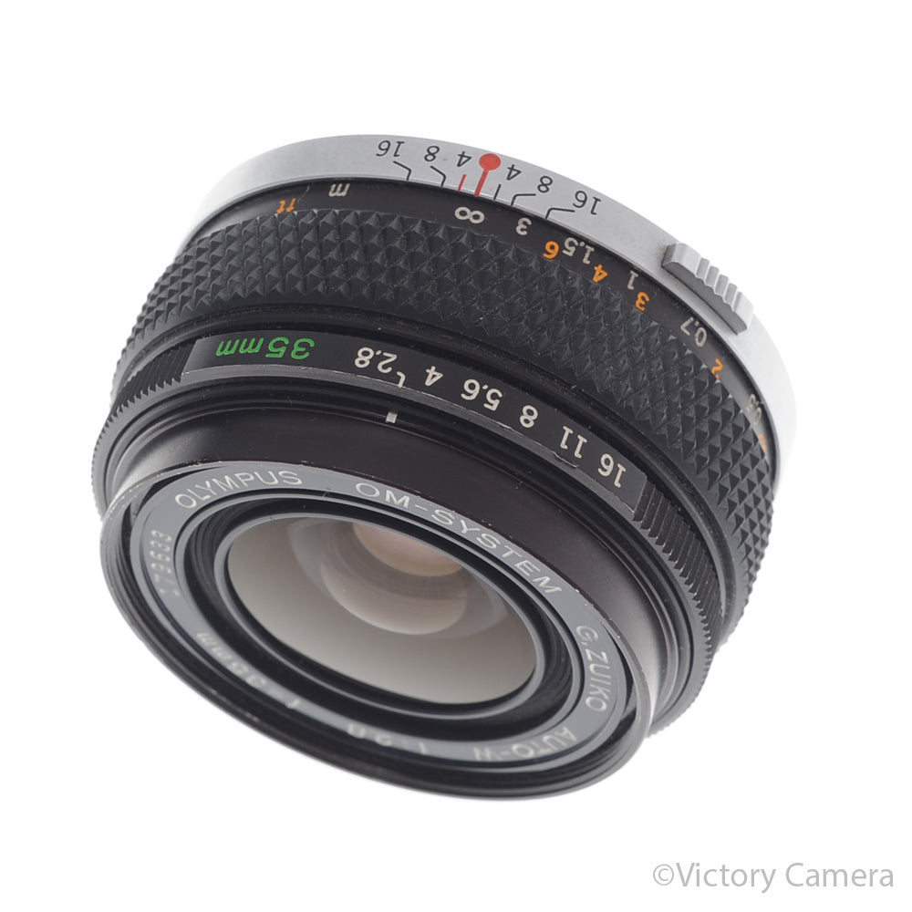 Olympus G.Zuiko 35mm f2.8 Auto-W OM Wide Angle Prime Lens [EXC] image 1
