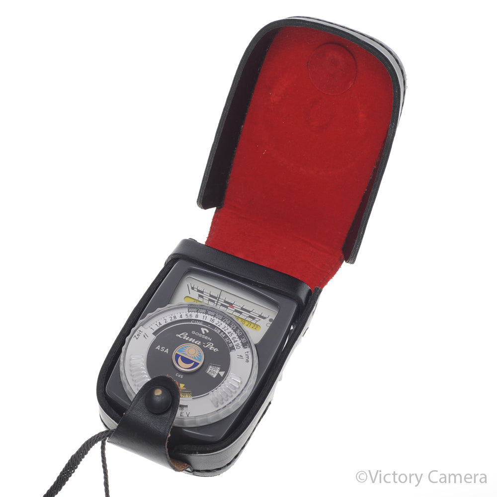 Gossen Luna-Pro Grey Ambient Light Meter w/ Case [EXC] image 3