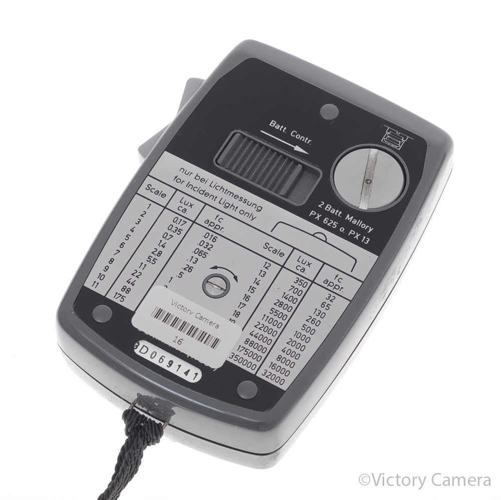 Gossen Luna-Pro Grey Ambient Light Meter w/ Case [EXC] image 2