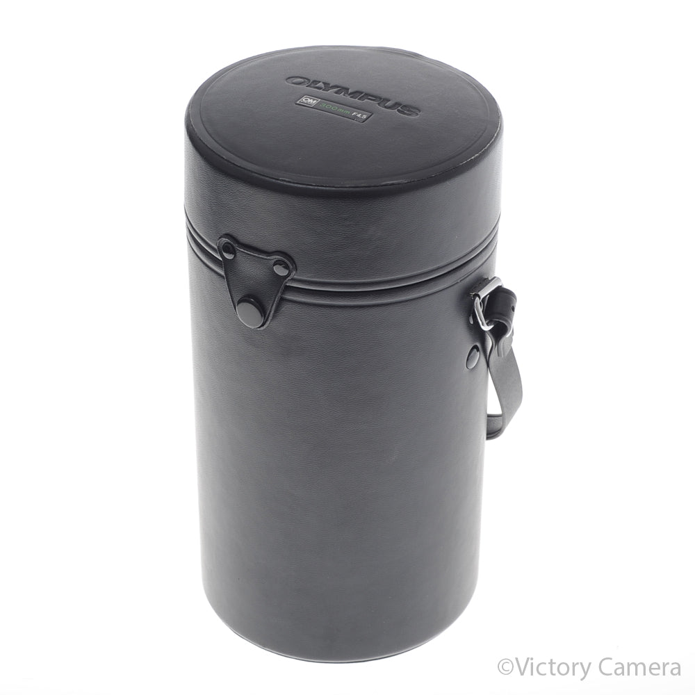 Olympus Black Leather Hard Case for Auto-T 300mm f4.5 Lens [EXC+] - Victory Camera